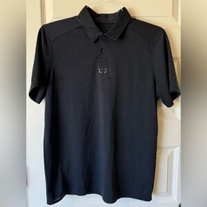 Oakley Icon Protect Men’s Black Collared Polo Small EUC